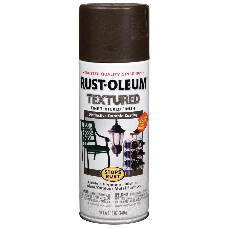 RustOleum 12oz Dark Brown Spray Paint at