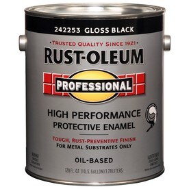 UPC 020066167905 product image for Rust-Oleum 1-Gallon Exterior Gloss Gloss Black Oil-Base Paint | upcitemdb.com