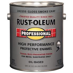 UPC 020066167929 product image for Rust-Oleum 1-Gallon Exterior Gloss Gloss Smoke Gray Oil-Base Paint and Primer in | upcitemdb.com