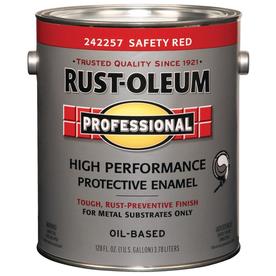 UPC 020066167943 product image for Rust-Oleum 1-Gallon Exterior Gloss Gloss Safety Red Oil-Base Paint | upcitemdb.com