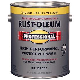 UPC 020066167950 product image for Rust-Oleum 1-Gallon Exterior Gloss Gloss Safety Yellow Oil-Base Paint | upcitemdb.com