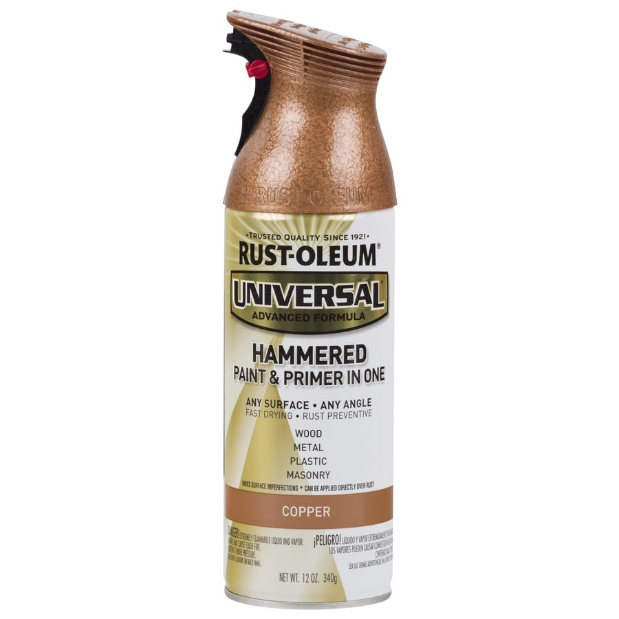 Rust Oleum Universal Gloss Copper Hammered Spray Paint And Primer