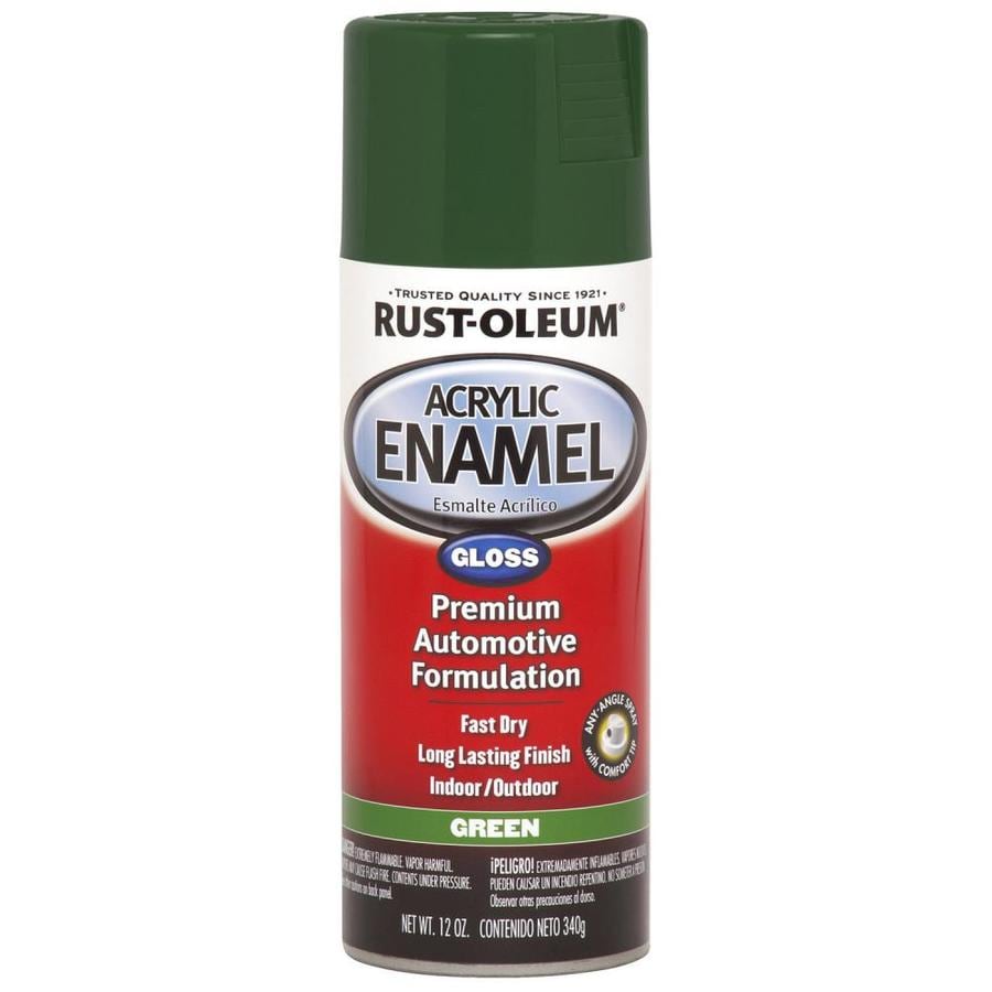 Shop Rust-Oleum Automotive Green Enamel Spray Paint (Actual Net