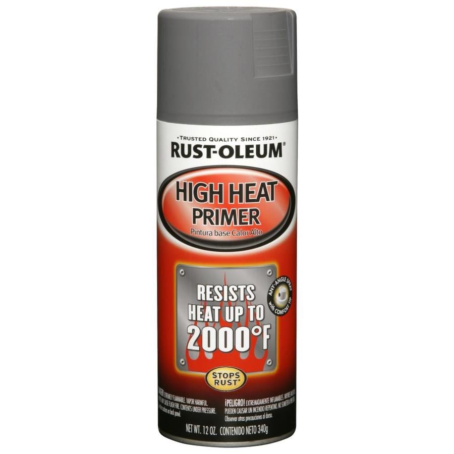 Shop Rust-Oleum High Heat Gray Automotive Spray Paint (Actual Net ...