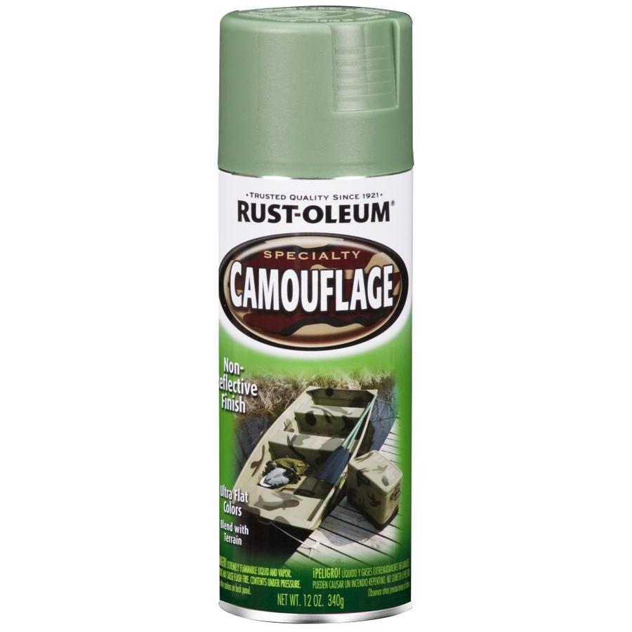 Rust-Oleum 1920830 Camouflage Flat Army Green Camouflage General Purpose (NET WT. 12-oz