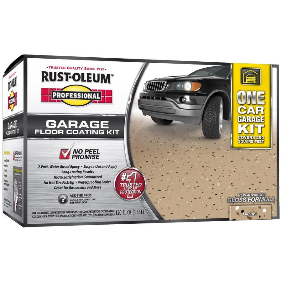 Rust-Oleum High Performance 2-Part Tan Gloss Garage Floor Epoxy Kit ...