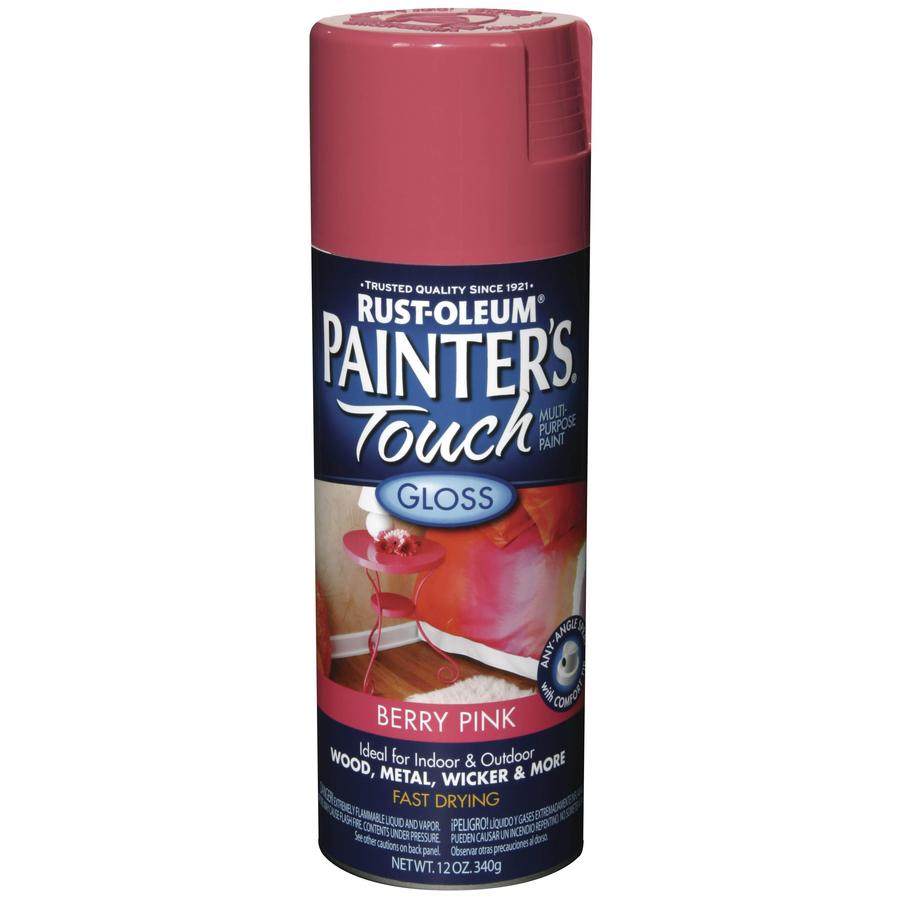 12 oz. Gloss Berry Pink General Purpose Spray Paint