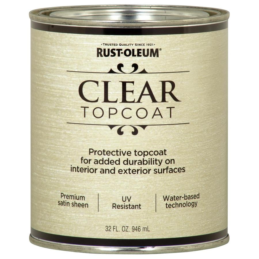 RustOleum American Accents Clear Gloss Metallic Latex Interior Paint