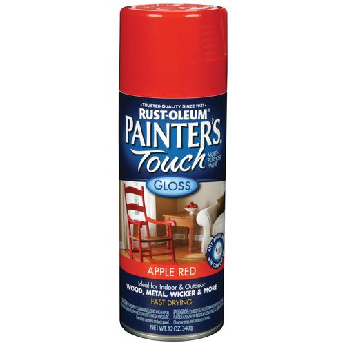 RustOleum 12 Oz. Apple Red Gloss Spray Paint in the Spray Paint