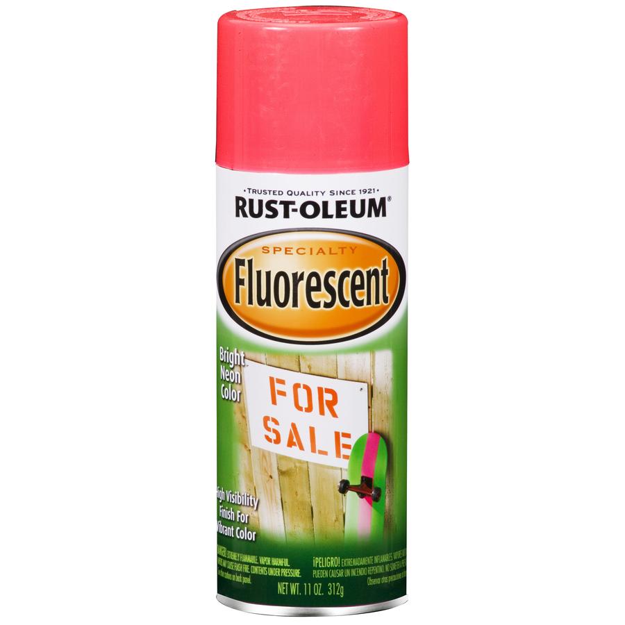 Rust Oleum Specialty Marking Fluorescent Pink Fade Resistant Enamel Spray Paint (Actual Net Contents 11 oz)