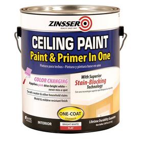 UPC 020066209544 product image for Zinsser 128-fl oz Interior Flat Ceiling Bright White Water-Base Paint and Primer | upcitemdb.com