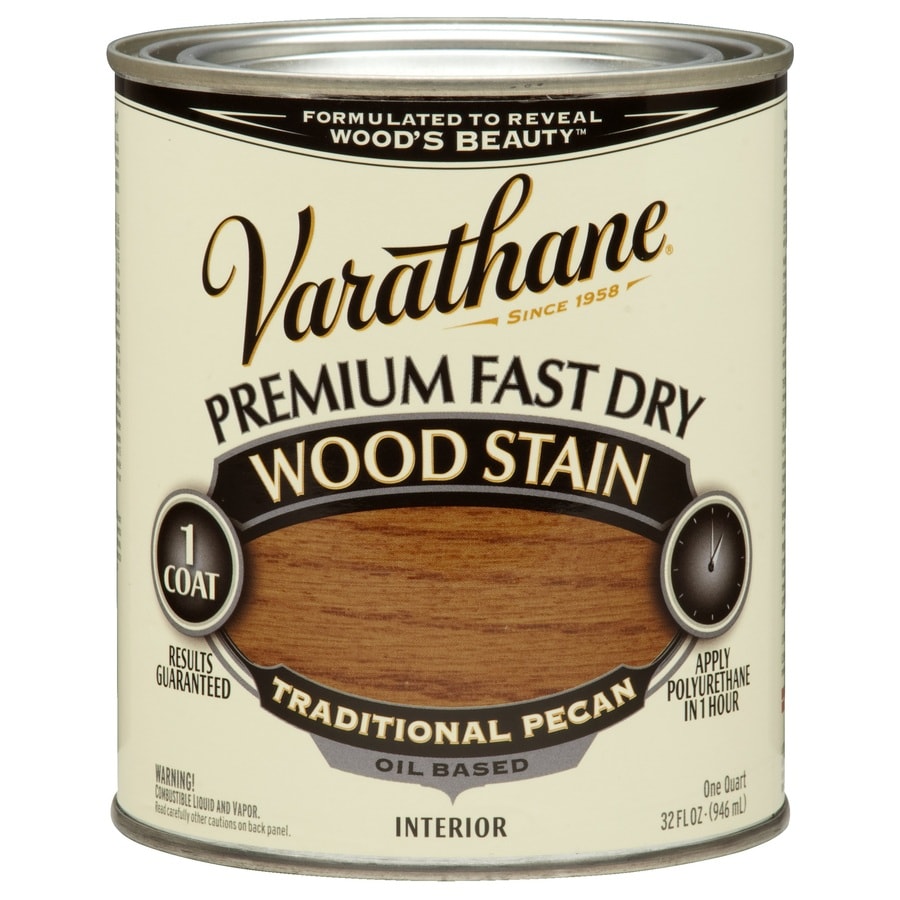 Varathane Premium Fast Dry TRADITIONAL PECAN Interior Stain (Actual Net ...