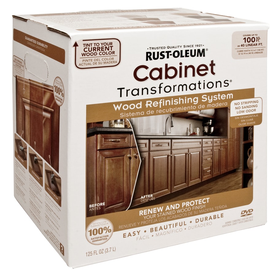 Rust-Oleum Cabinet Transformations Clear Satin Tub & Tile Cabinet ...
