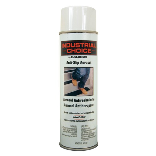 Rust-Oleum Industrial Choice Anti-Slip White Fade Resistant Spray Paint ...