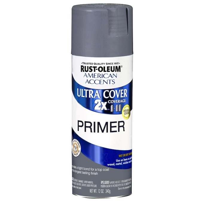 Rust-Oleum 12-oz Gray Primer Flat Spray Paint in the Spray ...