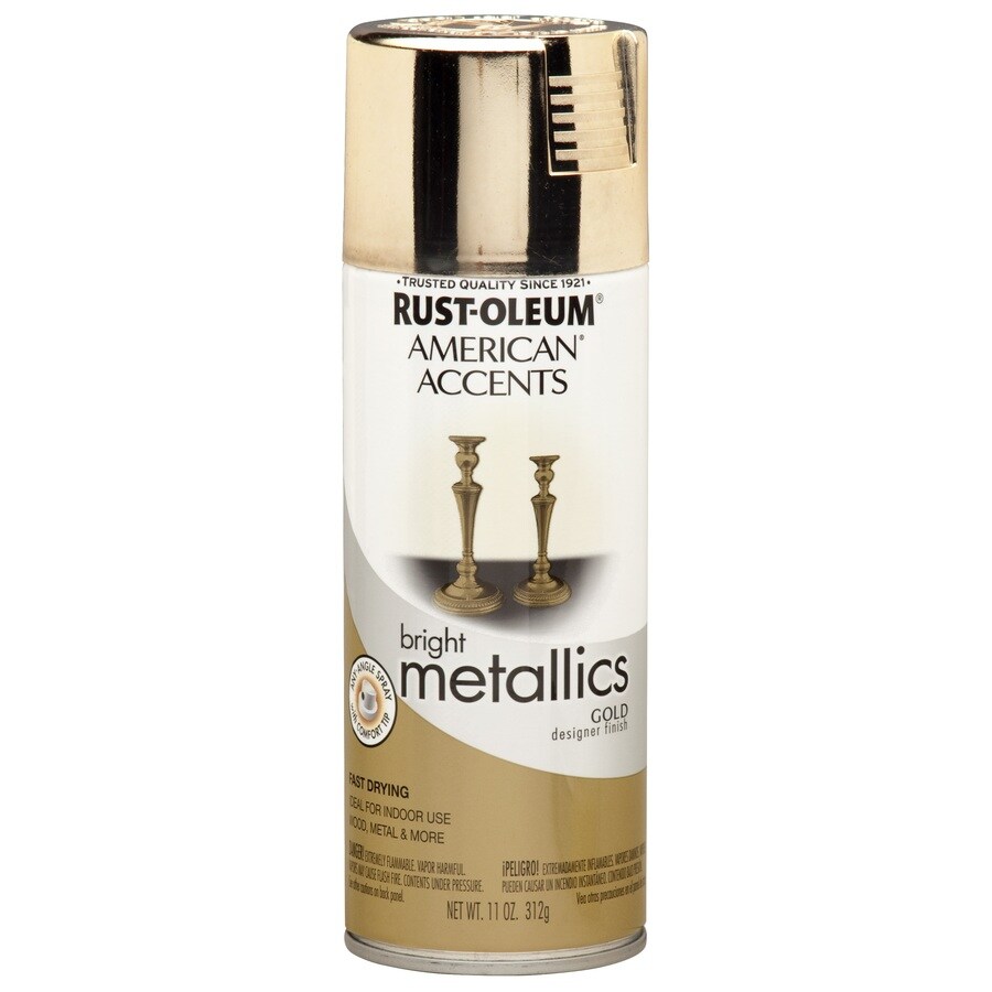 Rust-Oleum 11-oz Gold Semi-Gloss Spray Paint at