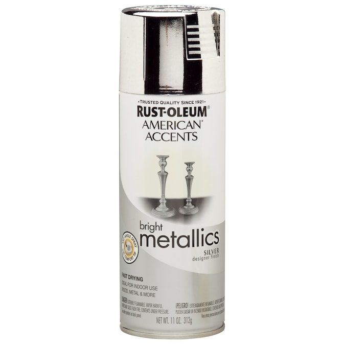 Rust-Oleum 11-oz Silver Semi-Gloss Spray Paint in the ...