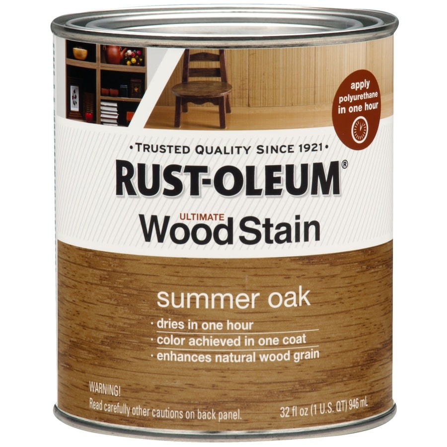RustOleum Ultimate Summer Oak Interior Stain (Actual Net Contents 32