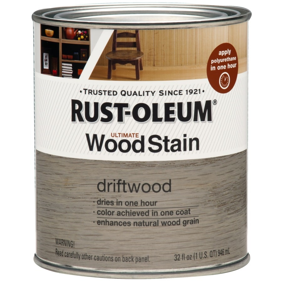 Shop Rust-Oleum Ultimate Wood Stain 32-fl oz Driftwood Oil-Based ...