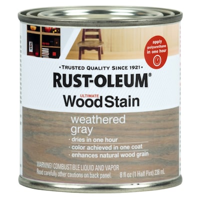 Ultimate Weathered Grey Interior Stain Actual Net Contents 8 Fl Oz