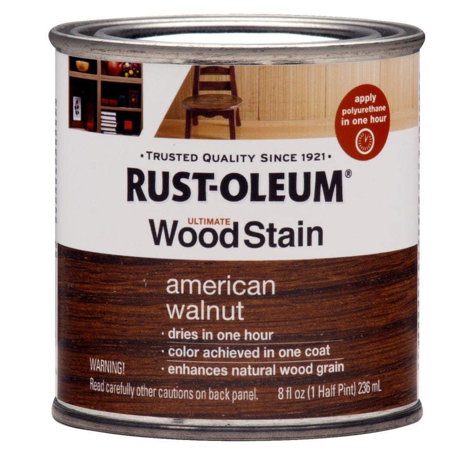 Shop Rust-Oleum Ultimate American Walnut Interior Stain (Actual Net.