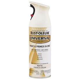 Rust-Oleum Universal French Cream Rust Resistant Enamel Spray Paint (Actual Net Contents: 12-oz)