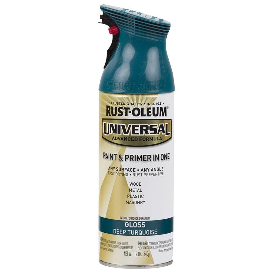 turquoise rust oleum spray paint