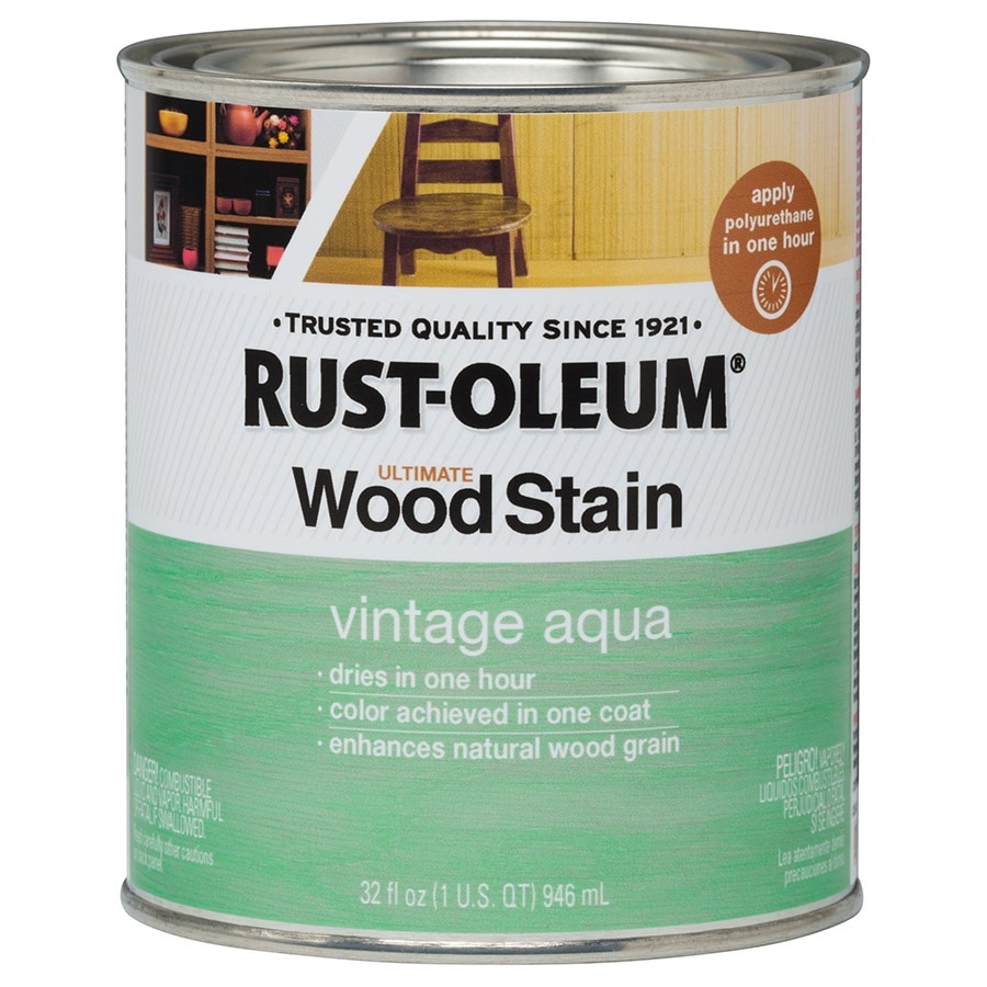 RustOleum Ultimate VINTAGE AQUA Interior Stain (Actual Net Contents