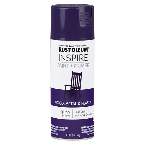 RustOleum Gloss Purple Spray Paint and Primer In One WT. 12oz
