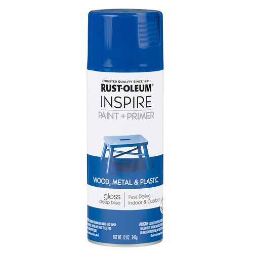 Rust-Oleum Gloss Deep Blue Spray Paint and Primer In One ...