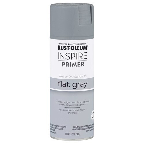 Rust-Oleum Flat Gray Spray Paint (Actual Net Contents: 12-oz) at Lowes.com