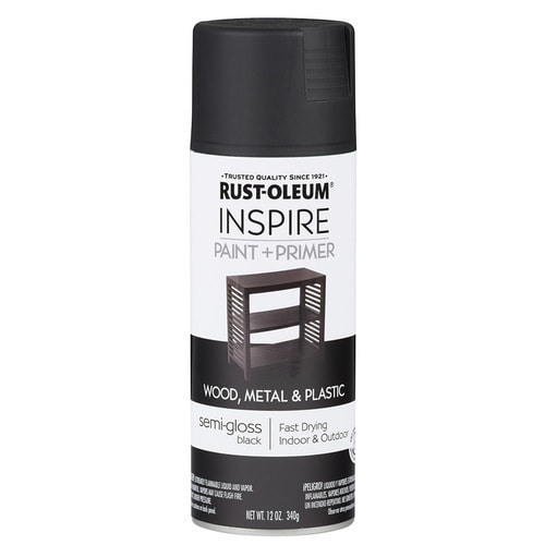 Rust Oleum Stops Rust Flat Black Spray Paint Actual Net Contents 12 Oz In The Spray Paint Department At Lowes Com