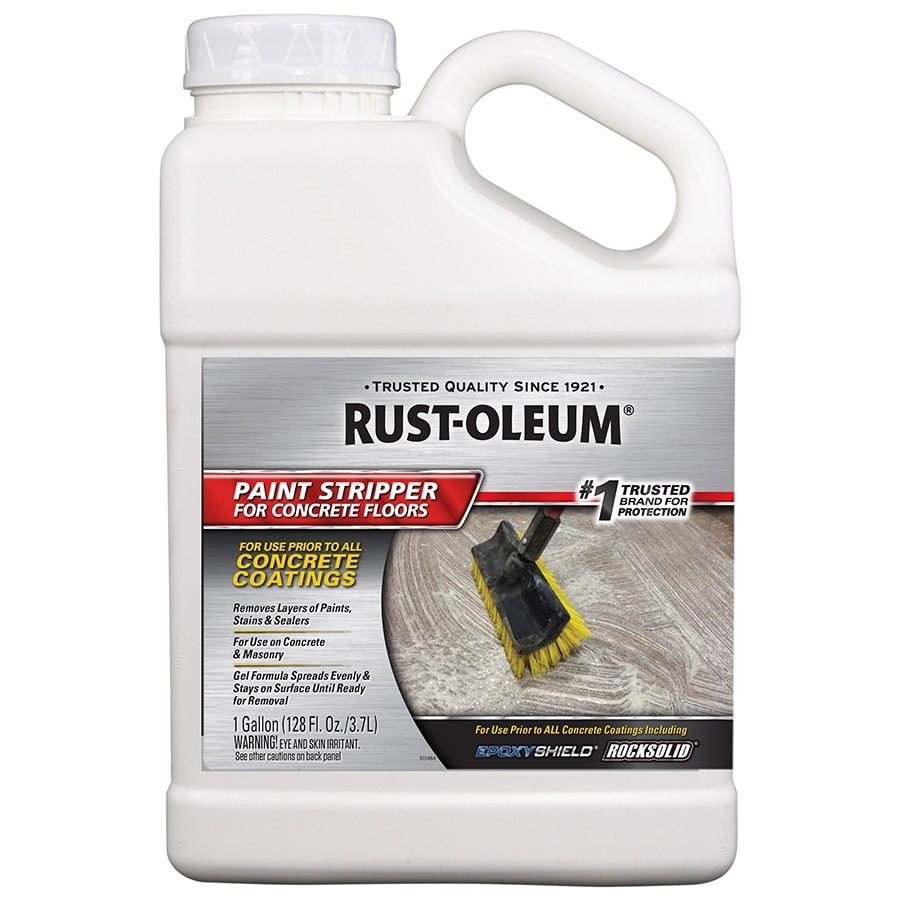 Rust Oleum 128 Fl Oz Liquid Concrete Paint Remover At Lowes Com