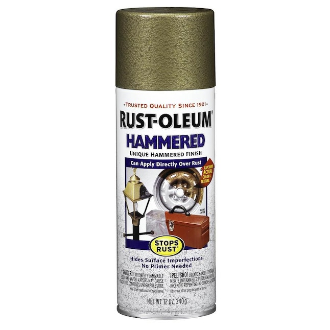 Rust-Oleum Metallic Spray Paint 12Oz-Gold Metallic