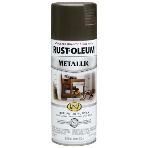 bronze rust oleum spray paint