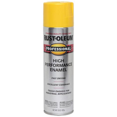 Rust-Oleum Professional Gloss Safety Yellow Spray Paint (Actual Net ...