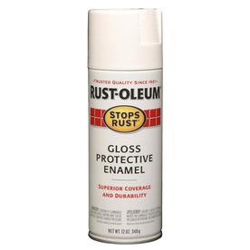 UPC 020066779283 product image for Rust-Oleum Stops Rust Gloss White Spray Paint (Actual Net Contents: 12-oz) | upcitemdb.com