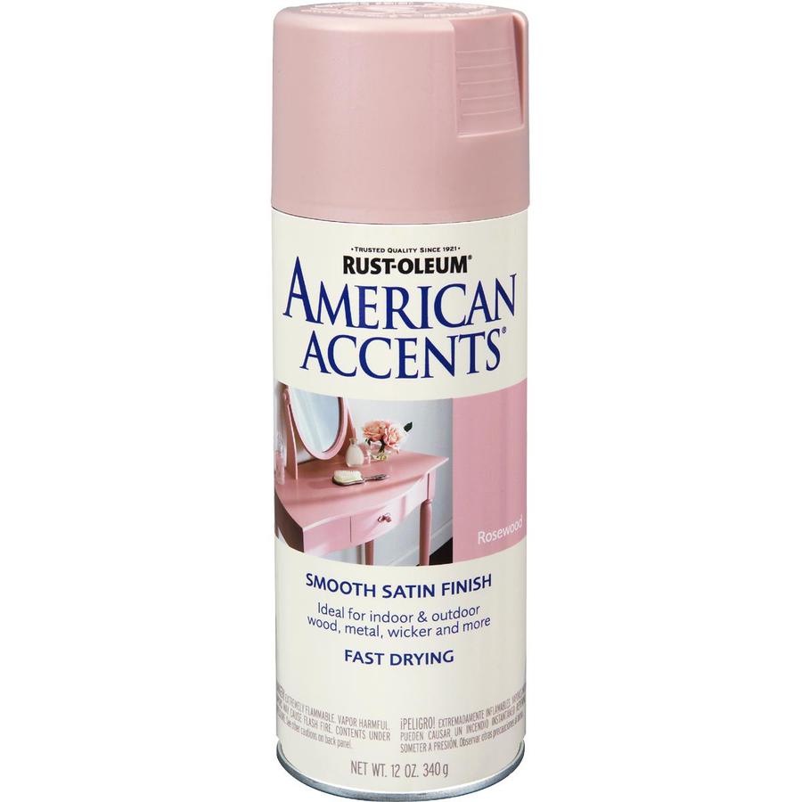 Rust-Oleum 7928830 12 Oz. Rosewood Satin Spray Paint