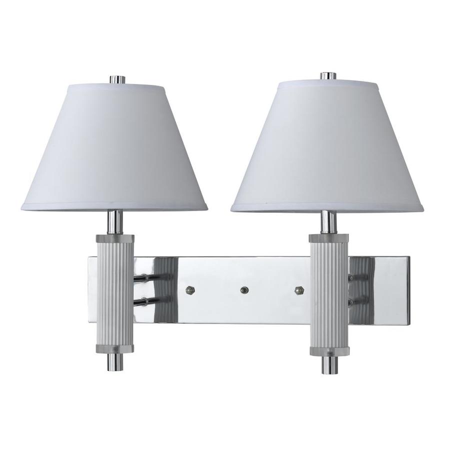 Shop Axis 12-in W 2-Light Chrome Arm Wall Sconce at Lowes.com