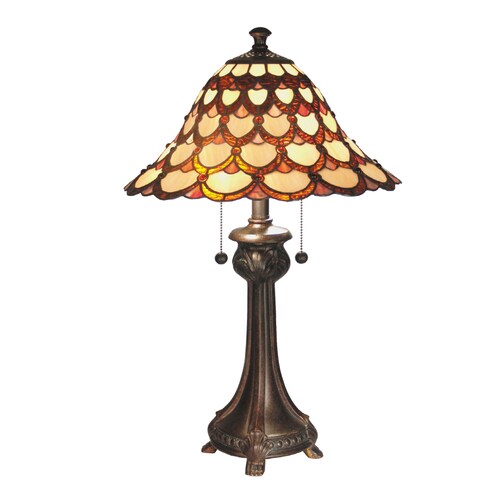 Dale Tiffany 24 5 In Indoor Table Lamp With Shade At Lowes Com