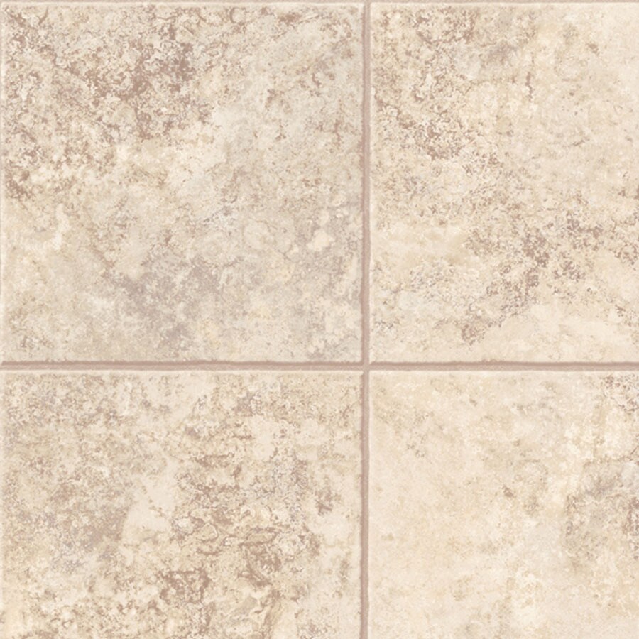 Congoleum Prelude Plaza Court 12 Ft W Almond Matte Tile Low Congoleum Prelude Plaza Court 12 Ft W Almond Matte Tile Low Gloss Finish Sheet