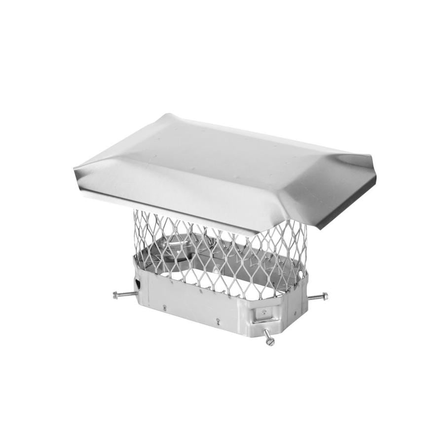 Shop HYC 5in W x 9in L Stainless Steel Square Chimney Cap at