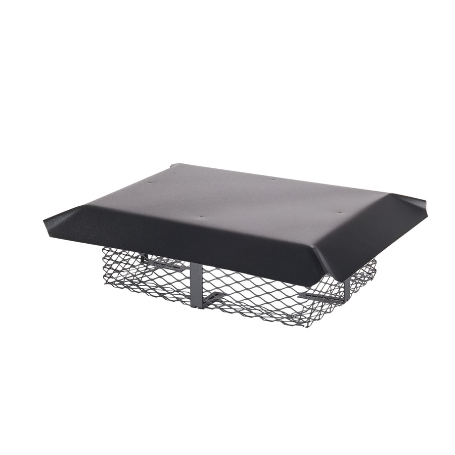 shelter chimney cap black steel