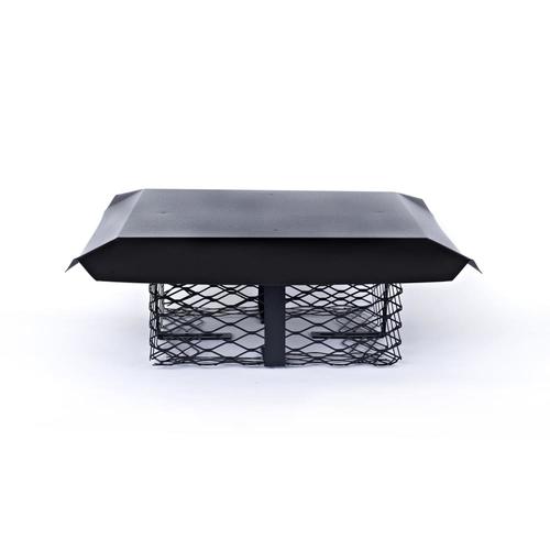 Shelter 13 In W X 13 In L Black Galvanized Steel Rectangular