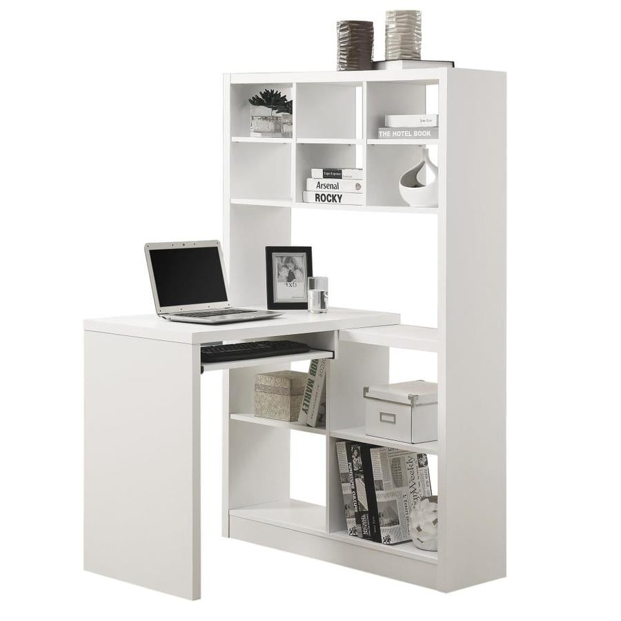 Monarch Specialties Modern Contemporary White Computer Desk At