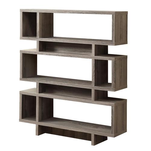 Monarch Specialties Dark Taupe 3 Shelf Bookcase At Lowes Com