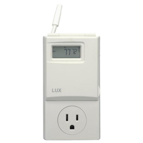 Lux Outlet Thermostat 5-2 Day Programmable Thermostat in the