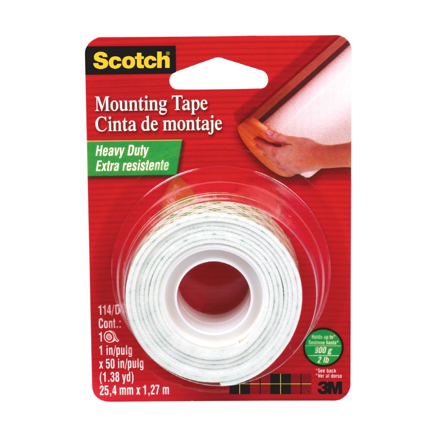 Scotch-Mount Extreme Double-Sided Mounting Tapes 1-in x 5-ft