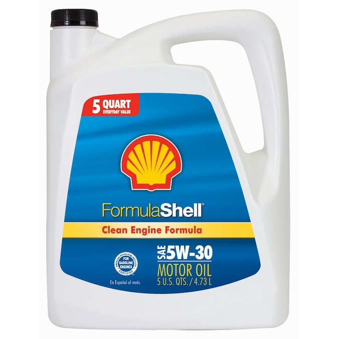 Shell Products 160oz 4Cycle 5W30 Conventional Engine Oil in the