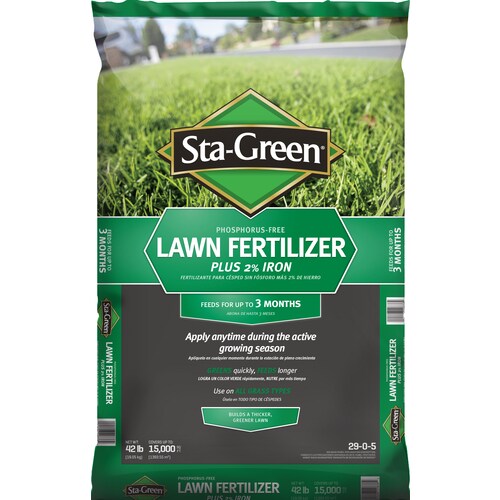 Sta-Green 15000-sq ft 29-0-5 All-Purpose Lawn Fertilizer in the Lawn ...